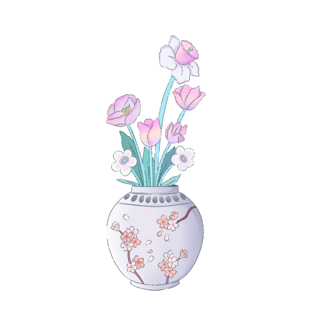 dreamy flower vase