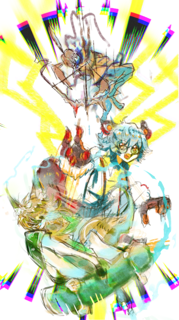 【ウサうぽんコーン】wrwrdイラストメイキング【アイビスペイント】