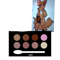 made a friends oc into makeup