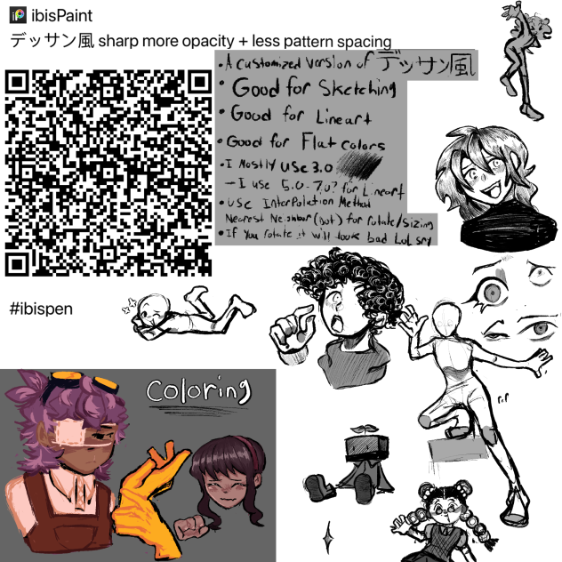 Brush I use for mostly everything - ibisPaint