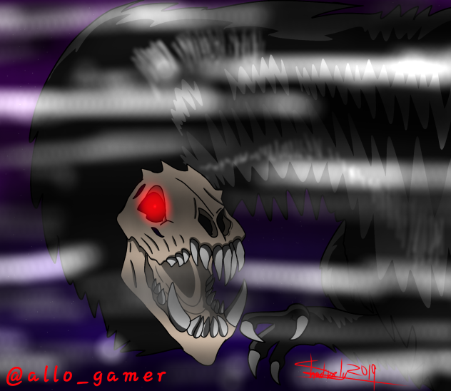 Speed paint of a monster - ibisPaint