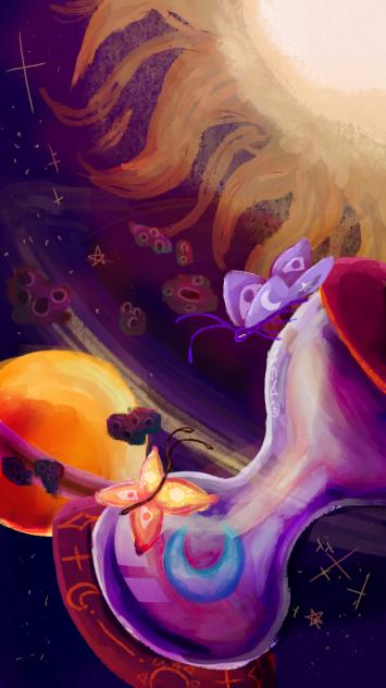 OC lore book cover be like