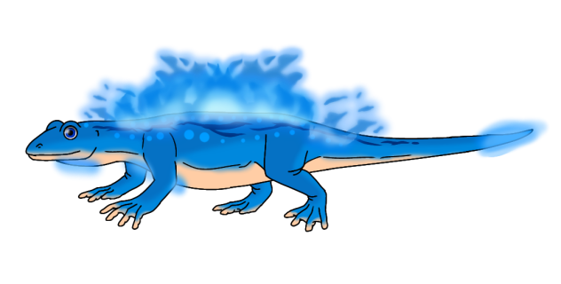 Blue Flamenewt glows2