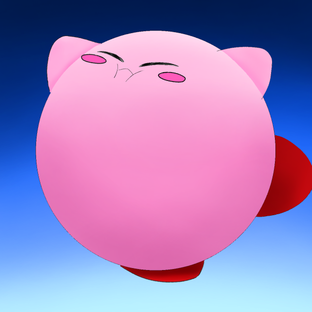 ポテ郎さんの線画 色塗り