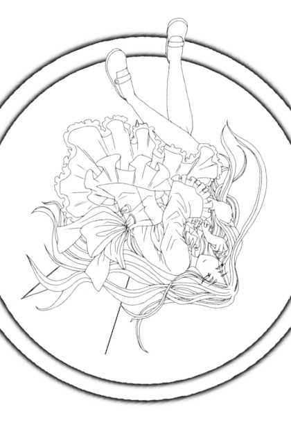 【線画】眠り姫