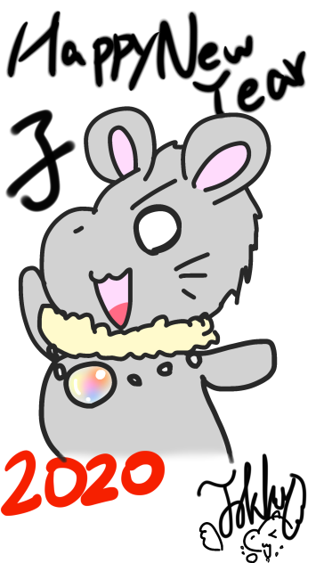 Happy New Year！ラルコネズミ化