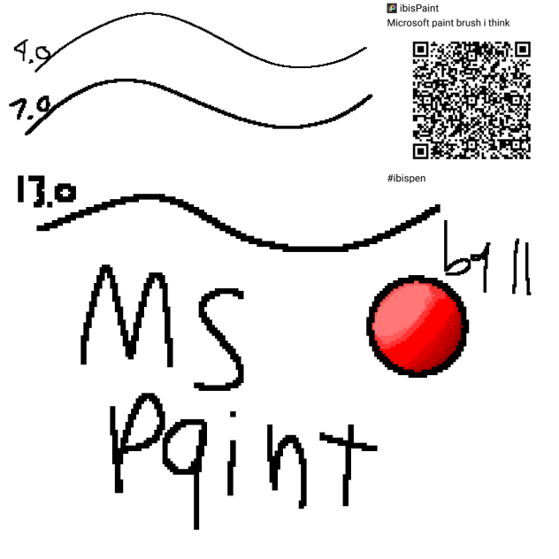 Ms paint brush