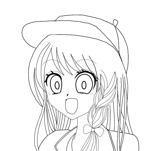 名探偵は三姉妹 木ノ下かりん 線画