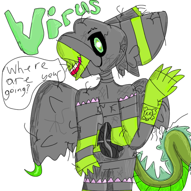 Virus my Robot or animatronic oc - ibisPaint