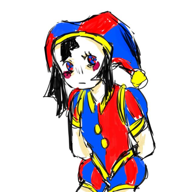 POMNI ON A DRAWING TABLET!!!!!!