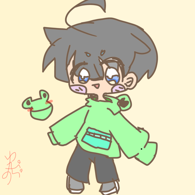 ゆぴぴのの人間たち絵