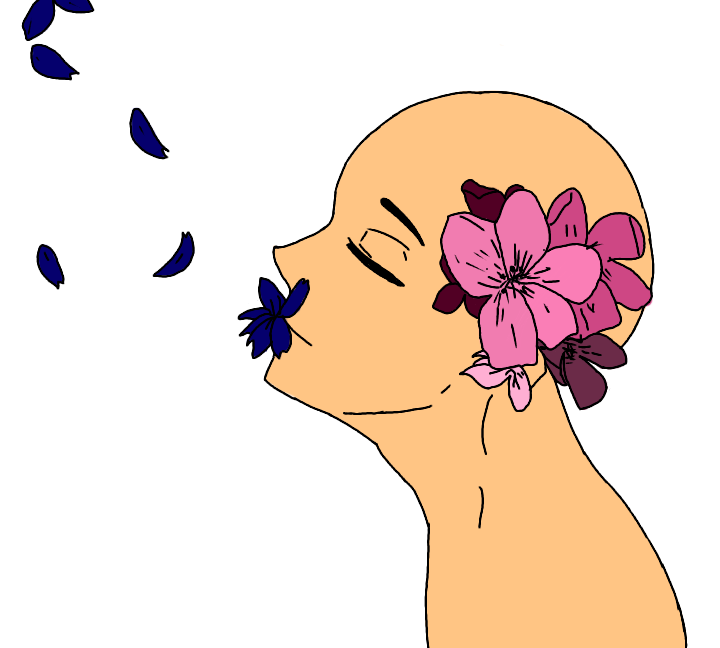 flower in the wind - ibisPaint