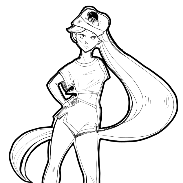 Sketchy inking