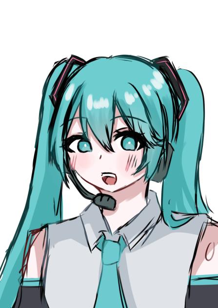 落書き　初音ミク