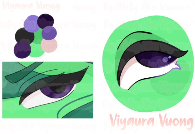 Doodle of remaking an eye two weeks ago