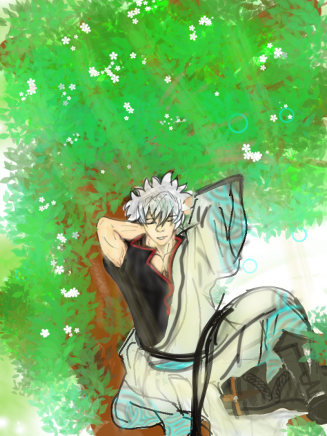 screne with the tree