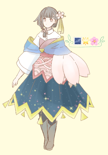 #リプ来た3つの絵文字で服にする　3
