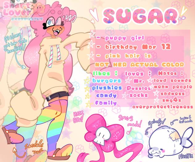 ✧˖° sugar ref !! 🎀🦭 DTIYS