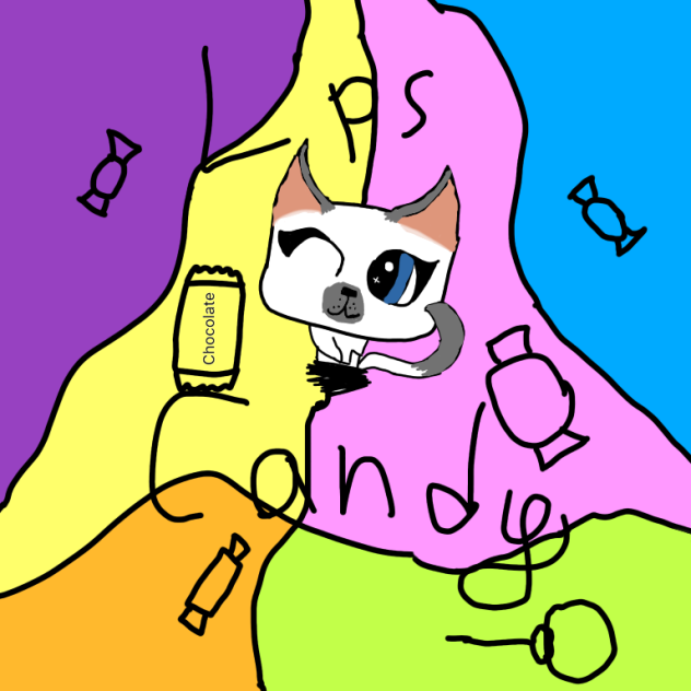 speed paint of LPS candy - ibisPaint