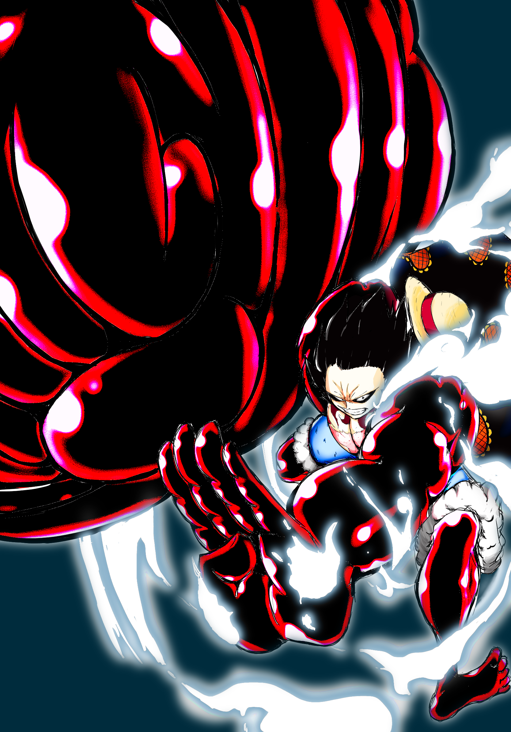 ワンピース ルフィ ギアフォース Ibispaint