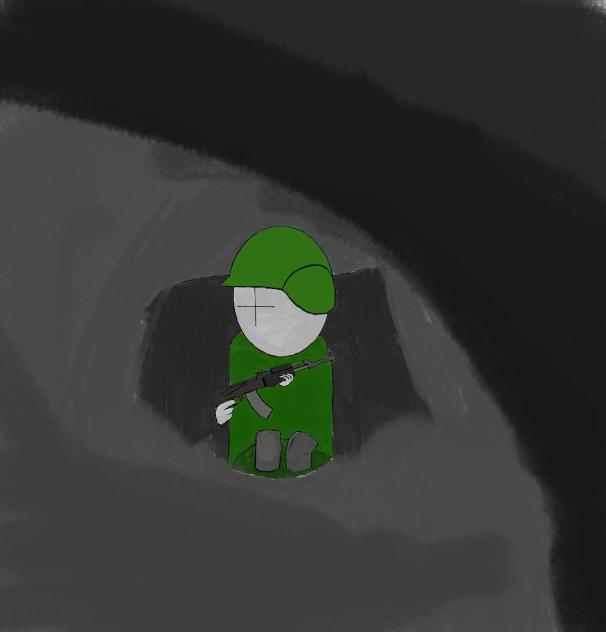 Clouded soldier
