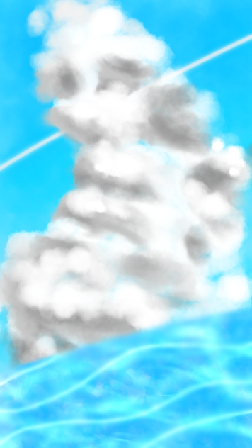海と空と入道雲