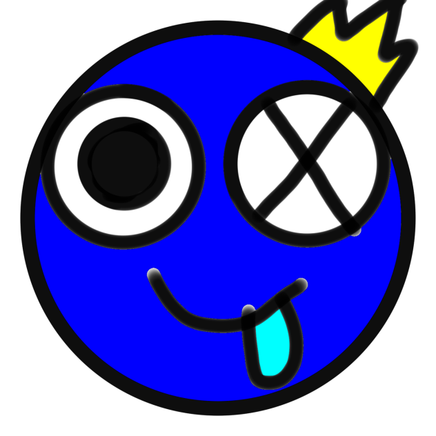 blue rainbow friend