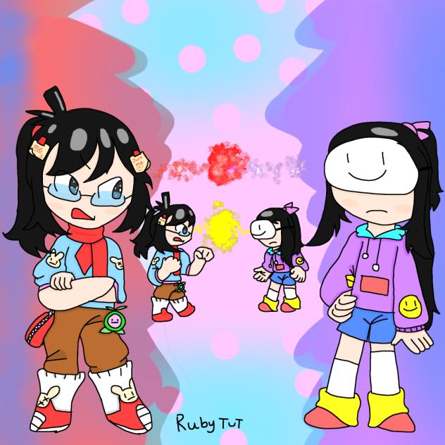 Battle of my two oc