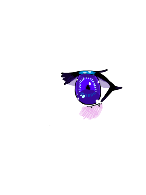 目をうまく描きました！