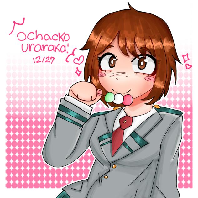 happy late bday to Uraraka