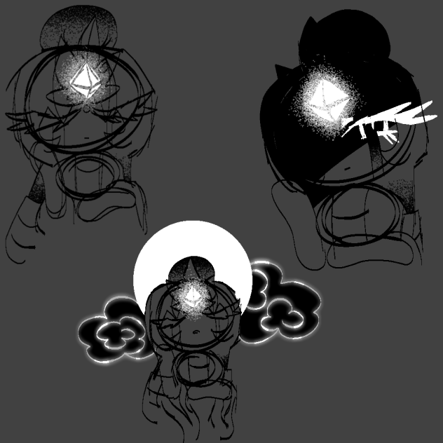 warm up doodles with my mystic flour,,,