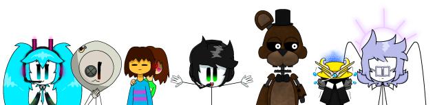 Bendy and Friends RP characters banner