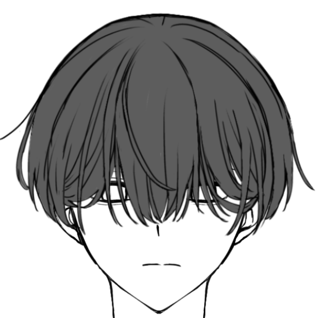 前髪男子の素顔