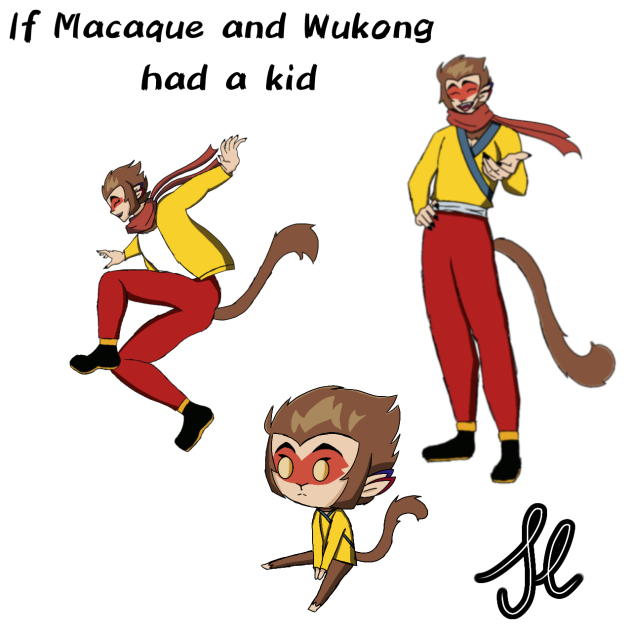 If Macaque and Wukong had a kid