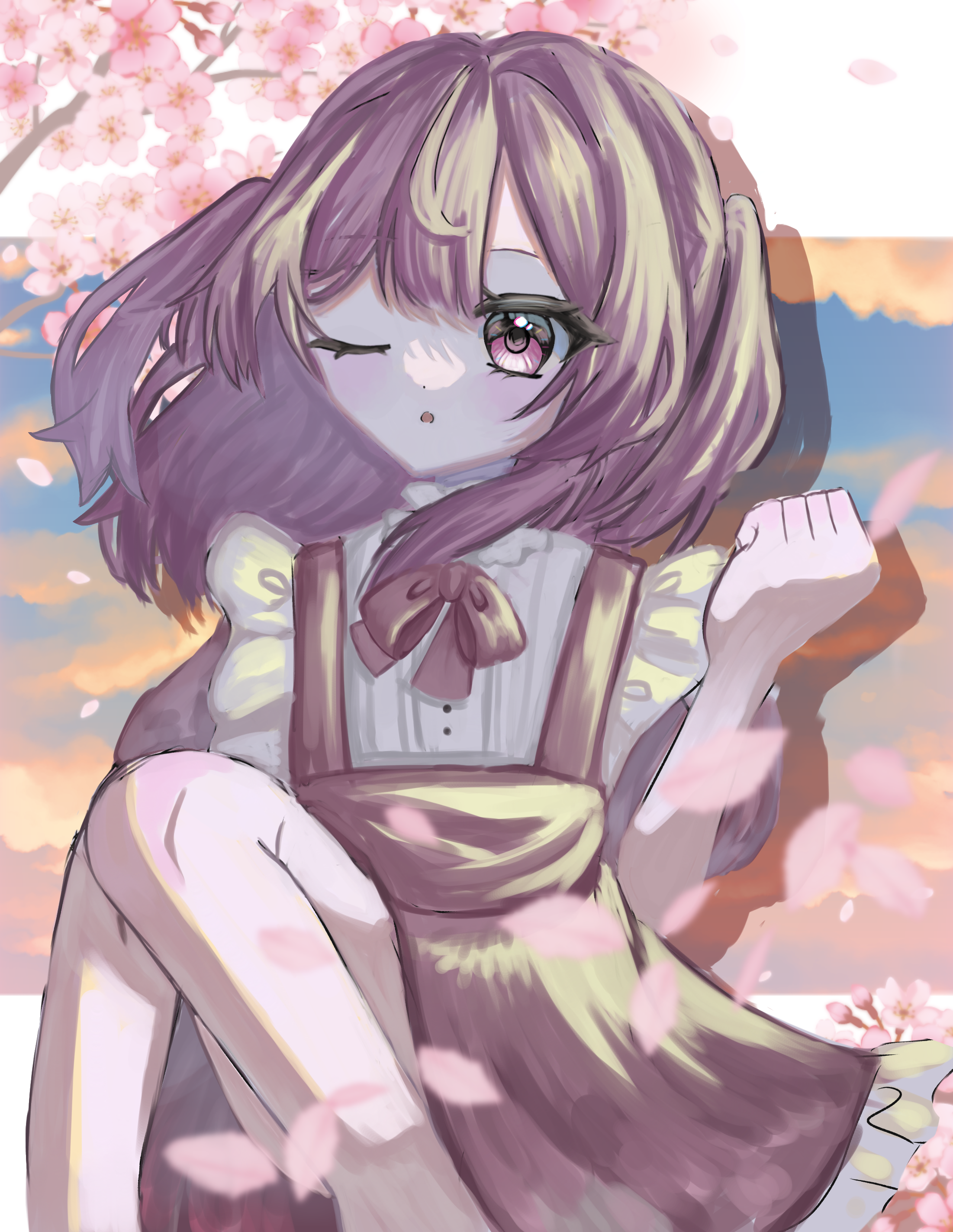 着物リメイク✨初桜✨フリー 桜 - ibisPaint