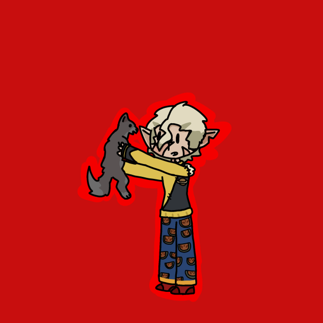 hunter toh with puppy - ibisPaint