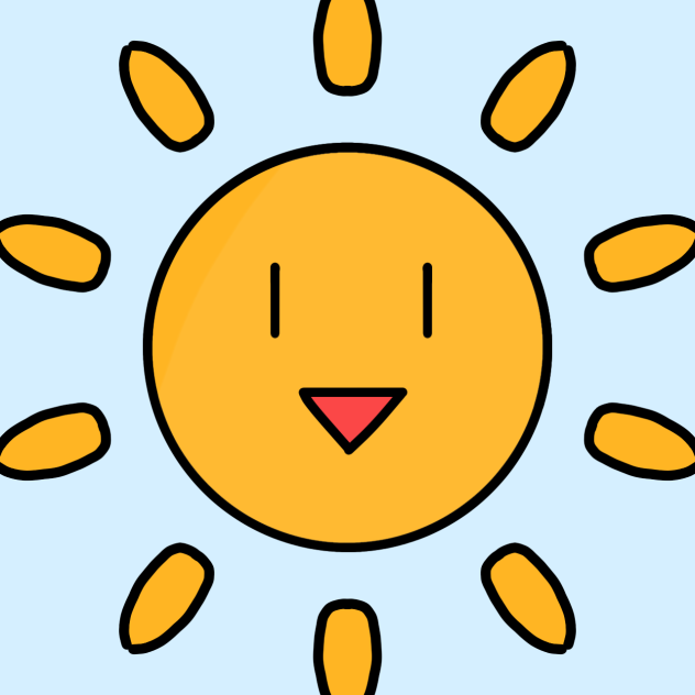 元気な太陽