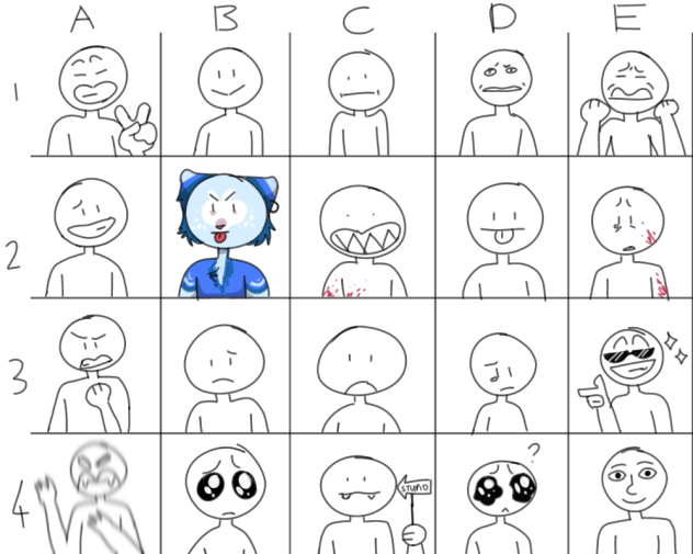 expressions collab!! - ibisPaint