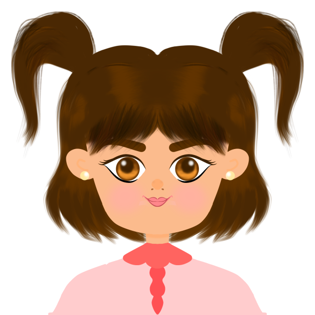 Cute girl drawing