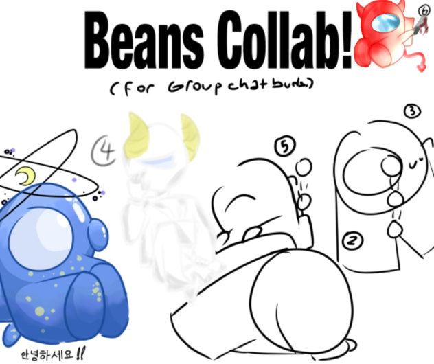 Smol beans collab - ibisPaint