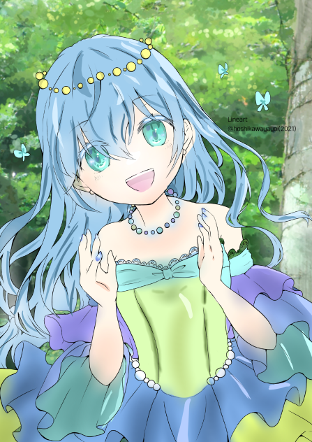 森の知らせ(塗りました)
