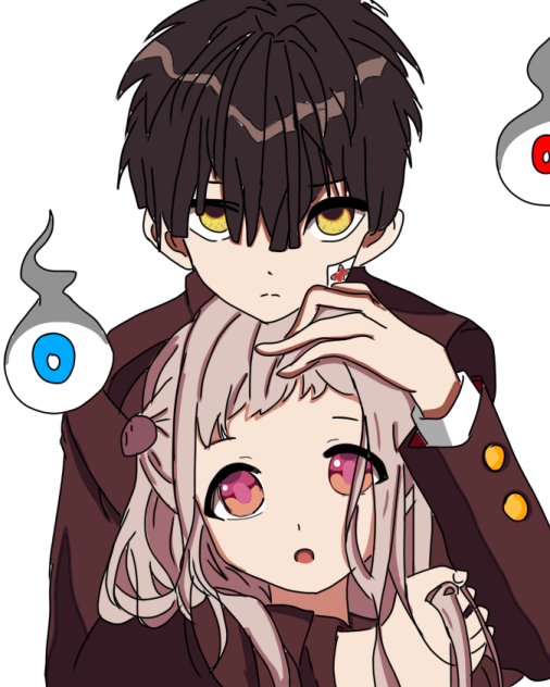 Hanako - kun & Yashiro Nene👻💐🌷 - ibisPaint