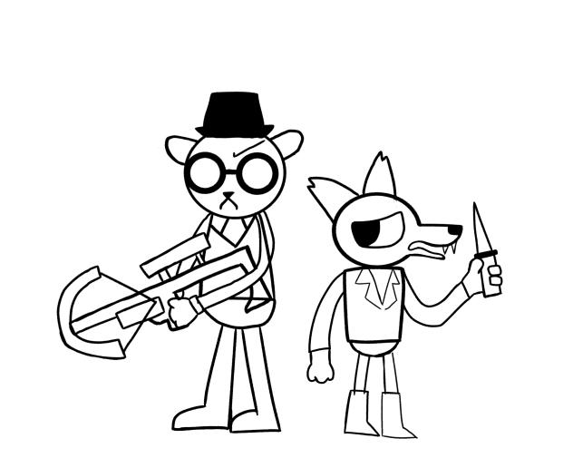 Night in the Woods - Gregg y Angus