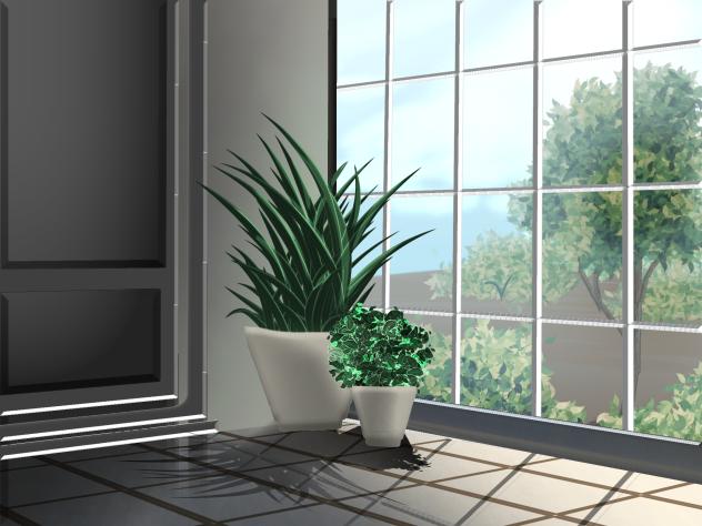 Flower inside the room