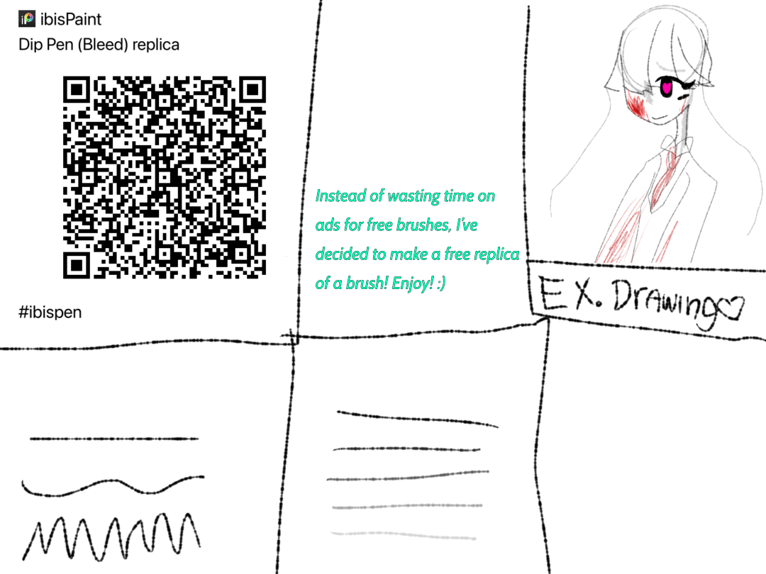 Dip Pen (Bleed) replica ibisPaint