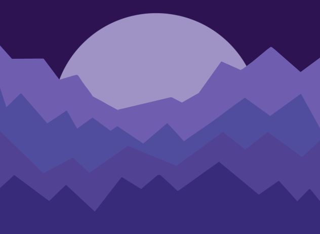 simple mountains background