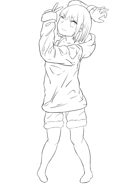 ふっ(塗り絵)