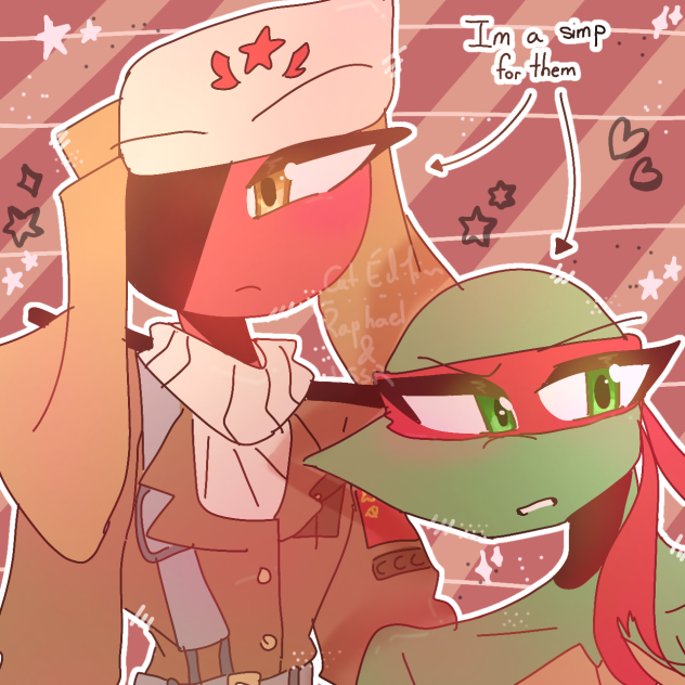 USSR & Raphael -- Fanart -- New pfp