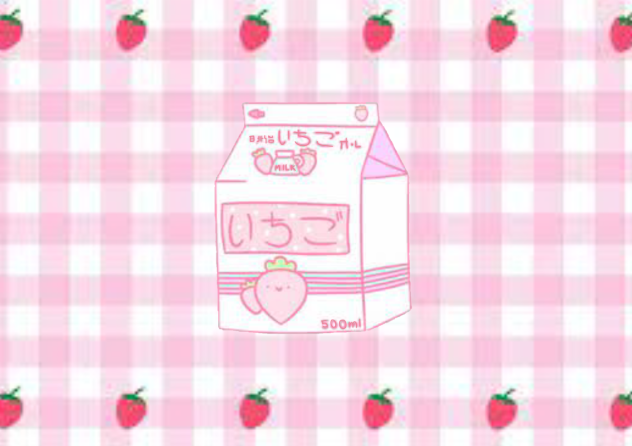 Strawberry milk 🍓 🥛