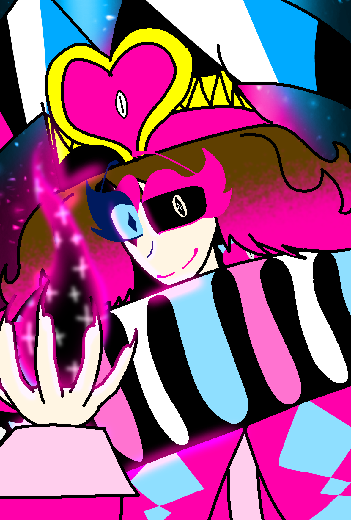 my name is Malu dark chocolate cookie - ibisPaint